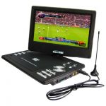 9,5-дюймовый портативный DVD,  ЦВЕТНОЕ ТВ, USB, Card reader, ИГРЫ!