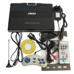 9,5-дюймовый портативный DVD,  ЦВЕТНОЕ ТВ, USB, Card reader, ИГРЫ!