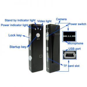 Шпионска камера "Ниндзя", выполненная в форме диктофона, 3GP 